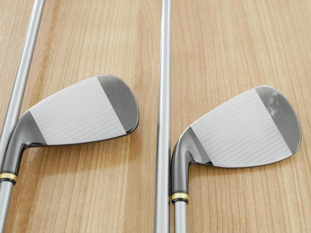 Iron set : PRGR : ชุดเหล็กกระเทย PRGR Super Egg Iron (ปี 2018 ตัวท๊อปสุด หน้าเด้งเกินกฏ ใช้แข่งไม่ได้ ตีไกมลมากๆ) มีเหล็ก 6-Pw,Aw,As (7 ชิ้น) ก้านกราไฟต์ Flex R (M-37)