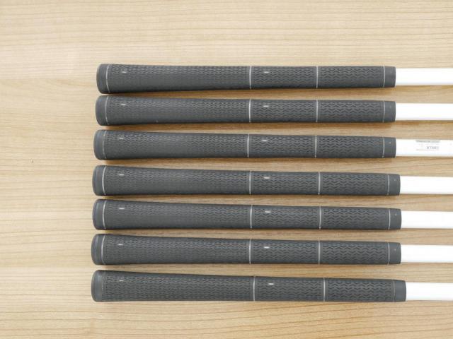 Iron set : PRGR : ชุดเหล็กกระเทย PRGR Super Egg Iron (ปี 2018 ตัวท๊อปสุด หน้าเด้งเกินกฏ ใช้แข่งไม่ได้ ตีไกมลมากๆ) มีเหล็ก 6-Pw,Aw,As (7 ชิ้น) ก้านกราไฟต์ Flex R (M-37)