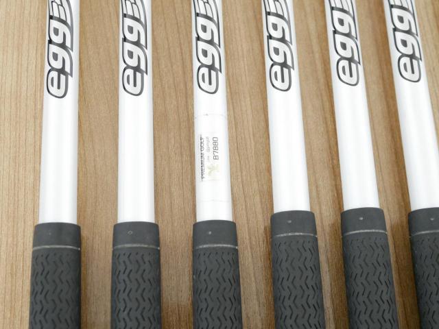 Iron set : PRGR : ชุดเหล็กกระเทย PRGR Super Egg Iron (ปี 2018 ตัวท๊อปสุด หน้าเด้งเกินกฏ ใช้แข่งไม่ได้ ตีไกมลมากๆ) มีเหล็ก 6-Pw,Aw,As (7 ชิ้น) ก้านกราไฟต์ Flex R (M-37)