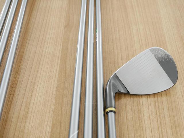 Iron set : PRGR : ชุดเหล็กกระเทย PRGR Super Egg Iron (ปี 2018 ตัวท๊อปสุด หน้าเด้งเกินกฏ ใช้แข่งไม่ได้ ตีไกมลมากๆ) มีเหล็ก 6-Pw,Aw,As (7 ชิ้น) ก้านกราไฟต์ Flex R (M-37)