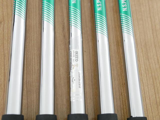 Iron set : Callaway : ชุดเหล็ก Callaway ELYTE (รุ่นล่าสุด ออกปี 2025 ตีง่ายมาก ไกล Japan Spec.) มีเหล็ก 6-Pw (5 ชิ้น) ก้านเหล็ก NS Pro 750 NEO Flex S