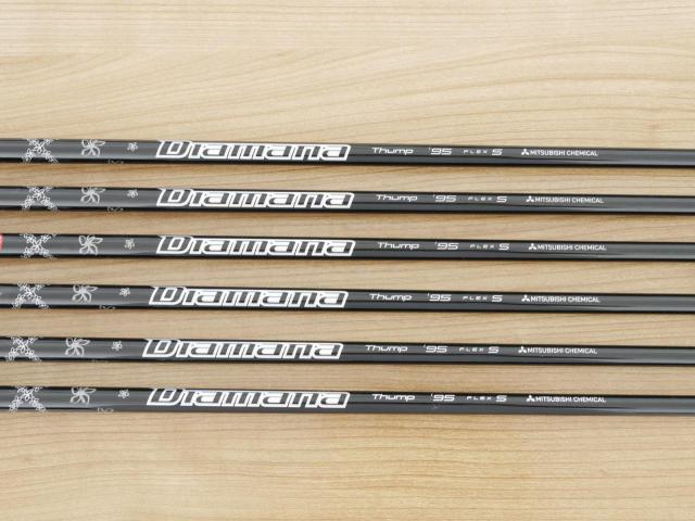 Iron set : Taylormade : ชุดเหล็ก Taylormade P770 Forged (รุ่นปี 2023 นุ่ม แน่น)  มีเหล็ก 5-Pw (6 ชิ้น) ก้านกราไฟต์ Mitsubishi Diamana Thump i95 Flex S