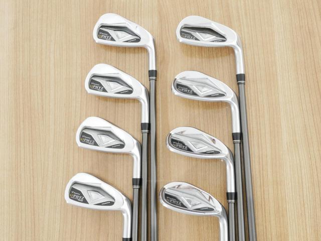 Iron set : Tourstage : ชุดเหล็ก Tourstage PHYZ Forged (ซีรี่ย์ท๊อป นุ่มไกล) มีเหล็ก 5-Pw,Aw,Sw (8 ชิ้น) ก้านกราไฟต์ Flex R