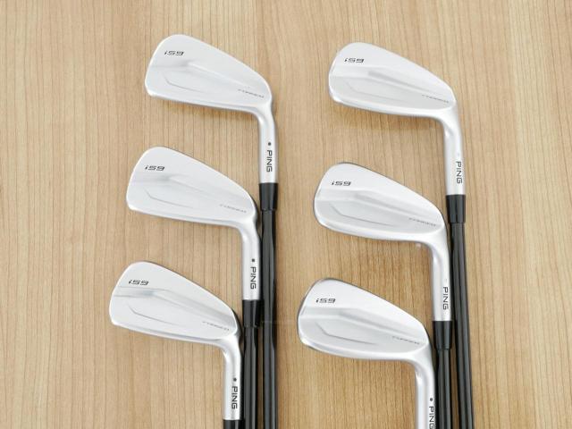 Iron set : Ping : ชุดเหล็ก Ping i59 Forged (ออกปี 2022 คม แน่นมากๆ) มีเหล็ก 5-Pw (6 ชิ้น) ก้านกราไฟต์ Graphite Design RAUNE i75 Flex R