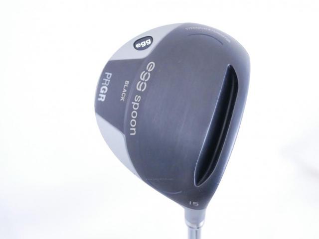 Fairway Wood : PRGR : หัวไม้ 3 PRGR Egg Spoon BLACK (ปี 2022) Loft 15 ก้าน Mitsubishi Diamana Flex S