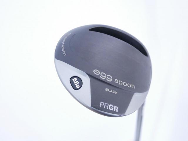 Fairway Wood : PRGR : หัวไม้ 3 PRGR Egg Spoon BLACK (ปี 2022) Loft 15 ก้าน Mitsubishi Diamana Flex S