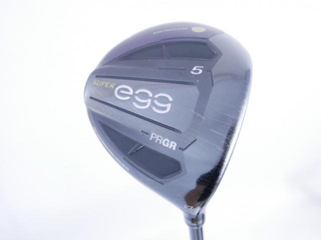 Fairway Wood : PRGR : หัวไม้ 5 PRGR Super Egg (รุ่นปี 2021 หน้าเด้งเกินกฏ COR 0.84 หายากมาก) Loft 17 ก้าน M-37 Flex R