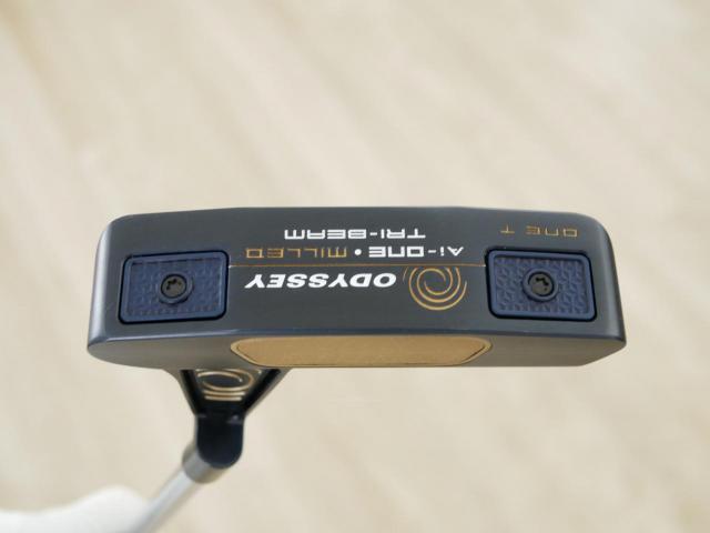 Putter : All : พัตเตอร์ Odyssey Ai-ONE Milled TRI-BEAM ONE T (รุ่นท็อป ออกปี 2024) ก้าน Stroke LAB 90 ยาว 34 นิ้ว