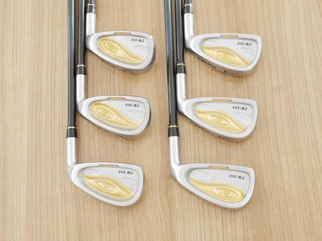 Iron set : Honma : ชุดเหล็ก Honma TwinMarks TM-503 มีเหล็ก 5-10 (6 ชิ้น) ก้านกราไฟต์ Honma TK-353 Twin Kick Flex R2 (2 ดาว)