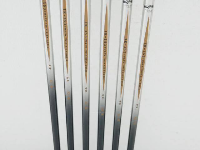 Iron set : Honma : ชุดเหล็ก Honma TwinMarks TM-503 มีเหล็ก 5-10 (6 ชิ้น) ก้านกราไฟต์ Honma TK-353 Twin Kick Flex R2 (2 ดาว)