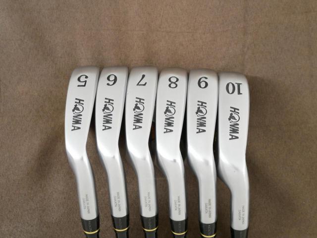 Iron set : Honma : ชุดเหล็ก Honma TwinMarks TM-503 มีเหล็ก 5-10 (6 ชิ้น) ก้านกราไฟต์ Honma TK-353 Twin Kick Flex R2 (2 ดาว)