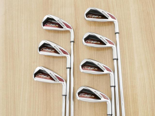 Iron set : Callaway : ชุดเหล็ก Callaway Diablo EDGE มีเหล็ก 4-Pw (7 ชิ้น) ก้านเหล็ก Flex S