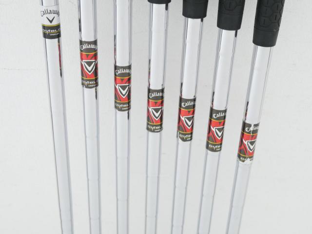 Iron set : Callaway : ชุดเหล็ก Callaway Diablo EDGE มีเหล็ก 4-Pw (7 ชิ้น) ก้านเหล็ก Flex S
