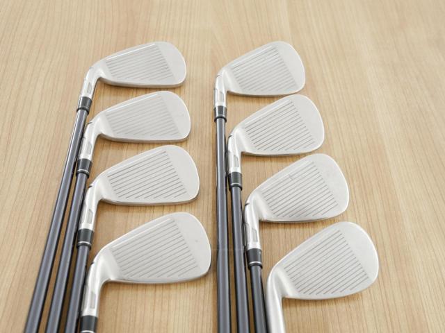 Iron set : Taylormade : ชุดเหล็ก Taylormade Stealth (ออกปี 2022 Japan Spec.) มีเหล็ก 5-Pw,Aw,Sw (8 ชิ้น) ก้านกราไฟต์ Mitsubishi Tensei TM60 Flex R