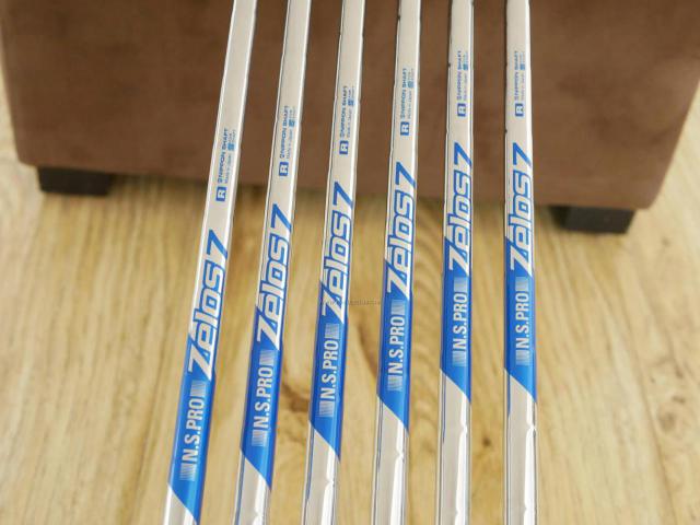 Iron set : Maruman : ชุดเหล็ก Maruman Majesty Royal Black Forged (ปี 2021 รุ่นท๊อป หายาก) มีเหล็ก 5-Pw (6 ชิ้น) ก้านเหล็ก NS Pro ZELOS 7 Flex R