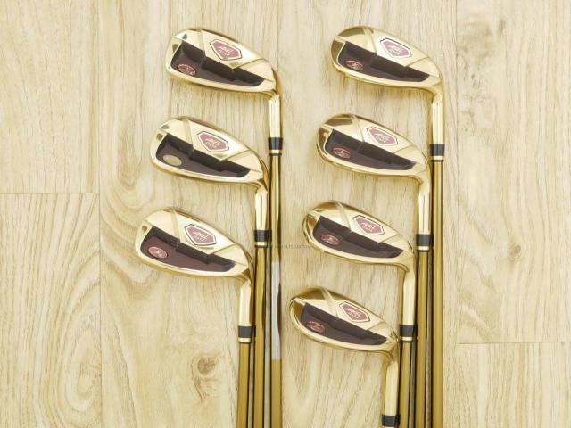 Iron set : Tsuruya : ชุดเหล็ก Tsuruya AXEL Gold Premium II (รุ่นปี 2017 ของใหม่ 6 หมื่นกว่าบาท หน้าเด้งสุดๆ ไกลสุดๆๆ) มีเหล็ก 7-Pw,Aw,As,Sw (7 ชิ้น) ก้านกราไฟต์ Flex S
