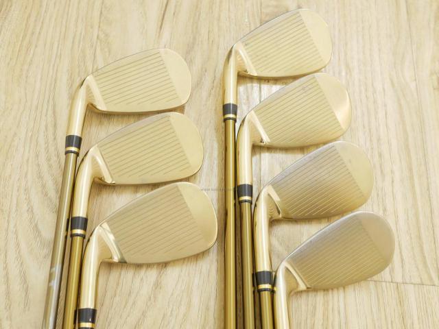 Iron set : Tsuruya : ชุดเหล็ก Tsuruya AXEL Gold Premium II (รุ่นปี 2017 ของใหม่ 6 หมื่นกว่าบาท หน้าเด้งสุดๆ ไกลสุดๆๆ) มีเหล็ก 7-Pw,Aw,As,Sw (7 ชิ้น) ก้านกราไฟต์ Flex S