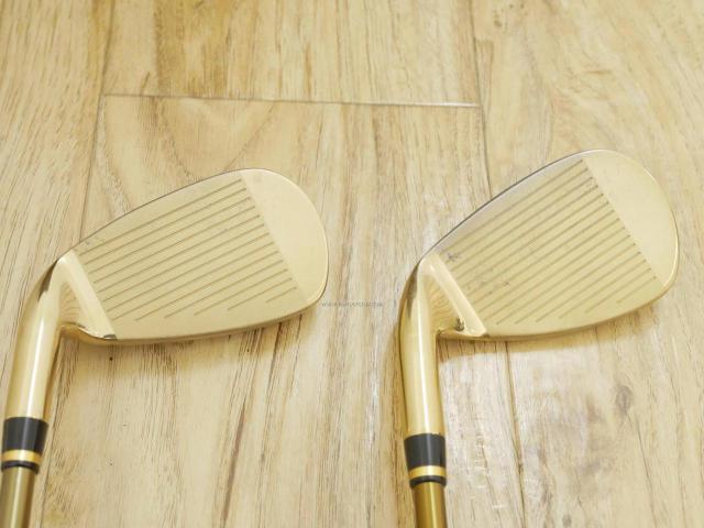Iron set : Tsuruya : ชุดเหล็ก Tsuruya AXEL Gold Premium II (รุ่นปี 2017 ของใหม่ 6 หมื่นกว่าบาท หน้าเด้งสุดๆ ไกลสุดๆๆ) มีเหล็ก 7-Pw,Aw,As,Sw (7 ชิ้น) ก้านกราไฟต์ Flex S