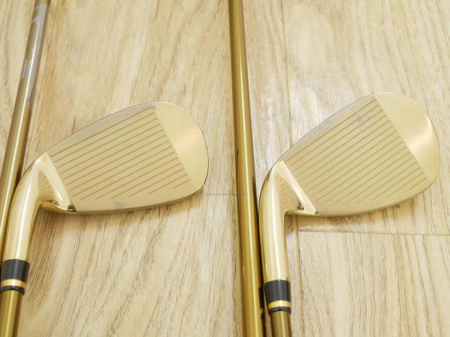 Iron set : Tsuruya : ชุดเหล็ก Tsuruya AXEL Gold Premium II (รุ่นปี 2017 ของใหม่ 6 หมื่นกว่าบาท หน้าเด้งสุดๆ ไกลสุดๆๆ) มีเหล็ก 7-Pw,Aw,As,Sw (7 ชิ้น) ก้านกราไฟต์ Flex S