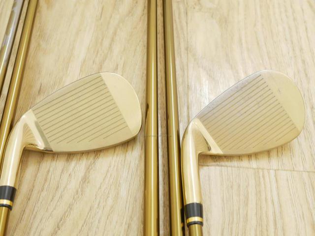Iron set : Tsuruya : ชุดเหล็ก Tsuruya AXEL Gold Premium II (รุ่นปี 2017 ของใหม่ 6 หมื่นกว่าบาท หน้าเด้งสุดๆ ไกลสุดๆๆ) มีเหล็ก 7-Pw,Aw,As,Sw (7 ชิ้น) ก้านกราไฟต์ Flex S