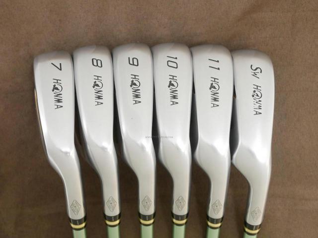 Iron set : Honma : ชุดเหล็ก Honma Beres IE-03 (ปี 2016 เหมาะกับซีเนียร์) มีเหล็ก 7-11,Sw (6 ชิ้น) ก้าน ARMRQ 8 (45) Flex R (2 ดาว)