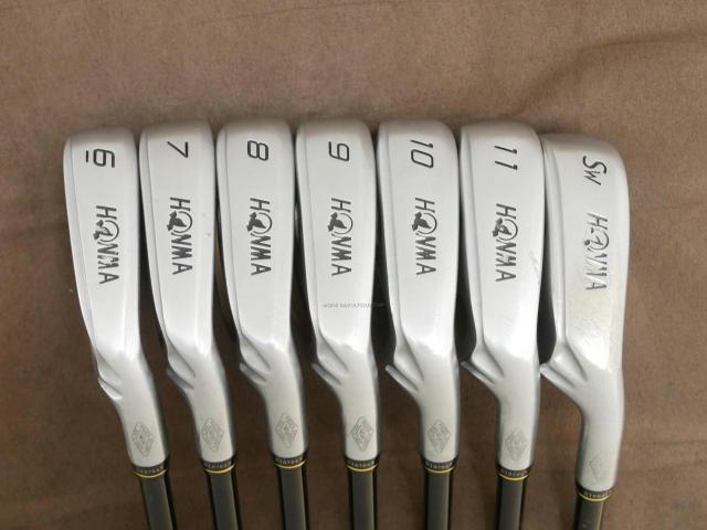 Iron set : Honma : Honma Beres MG703 (หน้าเด้ง) มีเหล็ก 6-11,Sw (7 ชิ้น เทียบเท่า 5-Pw,Sw) ก้าน ARMRQ UD49 Flex R (1 ดาว)