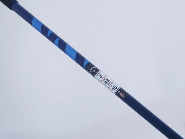 Fairway Wood : callaway : หัวไม้ 3 Callaway Paradym (รุ่นปี 2023 Japan Spec.) Loft 15 (ปรับได้) ก้าน Fujikura Ventus TR 5 Flex S