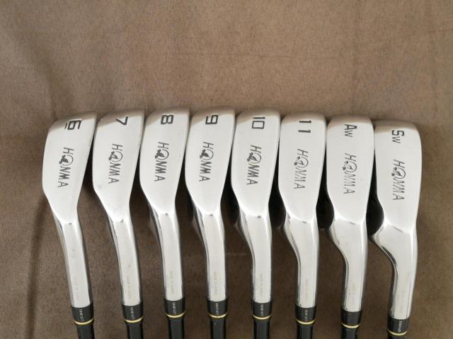 Iron set : Honma : ชุดเหล็ก Honma AMAZING Spec II (หน้าเด้ง โกงองศาสุดๆ ไกลที่สุด) มีเหล็ก 6-11,Aw,Sw (8 ชิ้น ระยะเทียบเท่า 5-Pw,Aw,Sw) ก้าน AMAZING SPEC Feather & Feather FLex R