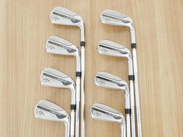 Iron set : Callaway : ชุดเหล็ก Callaway Paradym Ai Smoke (ออกปี 2024 ตีง่ายมาก ไกล Japan Spec.) มีเหล็ก 6-Pw,Aw,Gw,Sw (8 ชิ้น) ก้านเหล็ก NS Pro 950 NEO Flex S