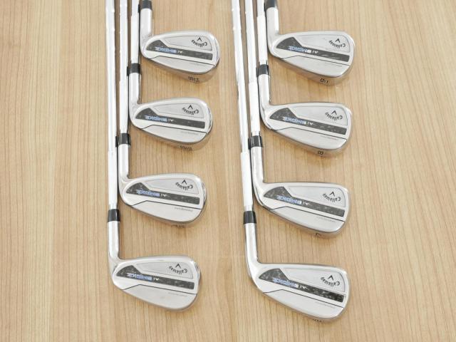 Iron set : Callaway : ชุดเหล็ก Callaway Paradym Ai Smoke (ออกปี 2024 ตีง่ายมาก ไกล Japan Spec.) มีเหล็ก 6-Pw,Aw,Gw,Sw (8 ชิ้น) ก้านเหล็ก NS Pro 950 NEO Flex S
