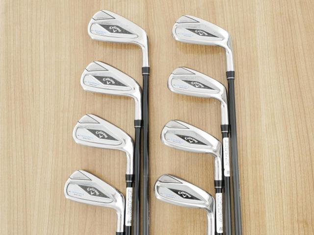 Iron set : Callaway : ชุดเหล็ก Callaway Paradym Ai Smoke Max Fast (ออกปี 2024 ตีง่ายมาก ไกล Japan Spec.) มีเหล็ก 6-Pw,Aw,Gw,Sw (8 ชิ้น) ก้านกราไฟต์ Fujikura TENSEI 40 Flex R