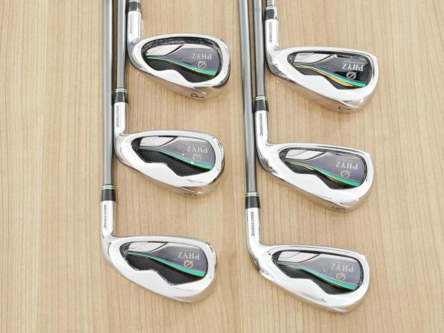 Iron set : Tourstage : ชุดเหล็ก Tourstage PHYZ (ซีรี่ย์ท๊อป ใบใหญ่ ตีง่าย ไกล) มีเหล็ก 5-Pw (6 ชิ้น) ก้านกราไฟต์ Flex R