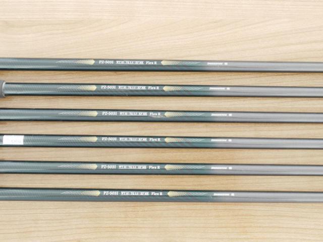 Iron set : Tourstage : ชุดเหล็ก Tourstage PHYZ (ซีรี่ย์ท๊อป ใบใหญ่ ตีง่าย ไกล) มีเหล็ก 5-Pw (6 ชิ้น) ก้านกราไฟต์ Flex R