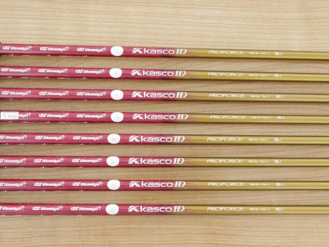 Iron set : Kasco : ชุดเหล็ก Kasco ID Maraging มีเหล็ก 5-Pw,Aw,Sw (8 ชิ้น) ก้านกราไฟต์ Flex R