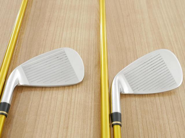 Iron set : Kasco : ชุดเหล็ก Kasco Power Tornado DF-III (หน้า Maraging ใบใหญ่ ตีง่าย ไกล) มีเหล็ก 5-Pw,Aw,Sw (8 ชิ้น) ก้านกราไฟต์ Flex S