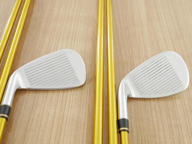 Iron set : Kasco : ชุดเหล็ก Kasco Power Tornado DF-III (หน้า Maraging ใบใหญ่ ตีง่าย ไกล) มีเหล็ก 5-Pw,Aw,Sw (8 ชิ้น) ก้านกราไฟต์ Flex S