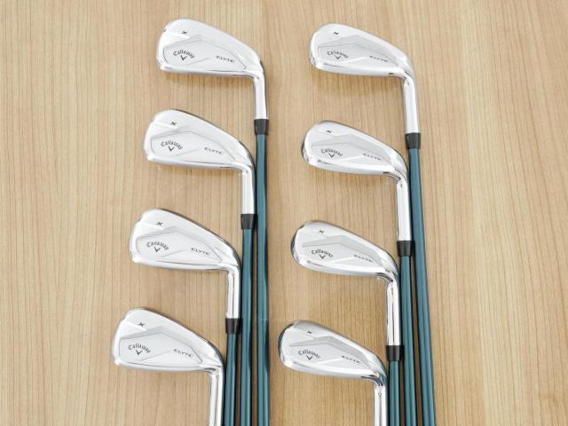 Iron set : Callaway : ชุดเหล็ก Callaway ELYTE X (ออกปี 2025 ตีง่ายมาก ไกล Japan Spec.) มีเหล็ก 6-Pw,Aw,Gw,Sw (8 ชิ้น) ก้านกราไฟต์ Fujikura VENTUS 5 Flex R