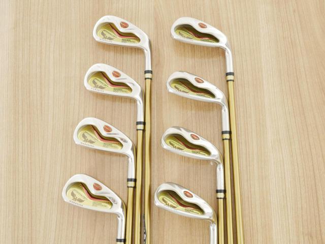 Iron set : Kasco : ชุดเหล็ก Kasco Indeed EX (Maraging Face) มีเหล็ก 5-Pw,Aw,Sw (8 ชิ้น) ก้านกราไฟต์ Flex R