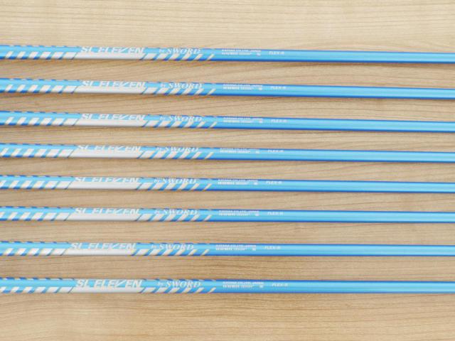 Iron set : Katana : ชุดเหล็กกระเทย Katana Sword SL-Eleven มีเหล็ก 6-12,Sw (8 ชิ้น เทียบเท่า 5-Pw,Aw,Sw) ก้านกราไฟต์ Flex R