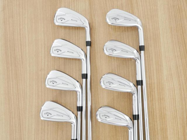 Iron set : Callaway : ชุดเหล็ก Callaway ELYTE (ออกปี 2025 ตีง่ายมาก ไกล Japan Spec.) มีเหล็ก 6-Pw,Aw,Gw,Sw (8 ชิ้น) ก้านเหล็ก NS Pro 750 NEO Flex S