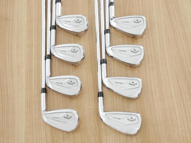 Iron set : Callaway : ชุดเหล็ก Callaway ELYTE (ออกปี 2025 ตีง่ายมาก ไกล Japan Spec.) มีเหล็ก 6-Pw,Aw,Gw,Sw (8 ชิ้น) ก้านเหล็ก NS Pro 750 NEO Flex S