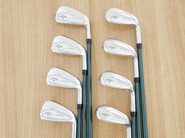 Iron set : Callaway : ชุดเหล็ก Callaway ELYTE (ออกปี 2025 ตีง่ายมาก ไกล Japan Spec.) มีเหล็ก 6-Pw,Aw,Gw,Sw (8 ชิ้น) ก้านกราไฟต์ Fujikura VENTUS 5 Flex R