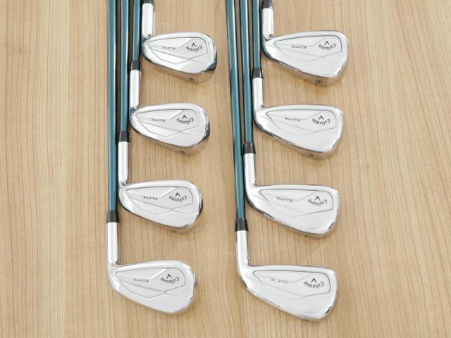 Iron set : Callaway : ชุดเหล็ก Callaway ELYTE (ออกปี 2025 ตีง่ายมาก ไกล Japan Spec.) มีเหล็ก 6-Pw,Aw,Gw,Sw (8 ชิ้น) ก้านกราไฟต์ Fujikura VENTUS 5 Flex R