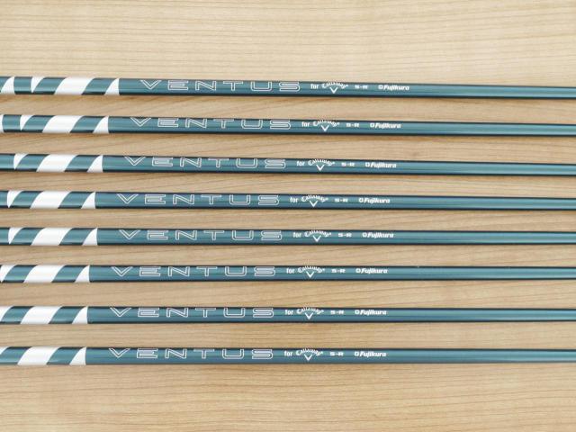 Iron set : Callaway : ชุดเหล็ก Callaway ELYTE (ออกปี 2025 ตีง่ายมาก ไกล Japan Spec.) มีเหล็ก 6-Pw,Aw,Gw,Sw (8 ชิ้น) ก้านกราไฟต์ Fujikura VENTUS 5 Flex R