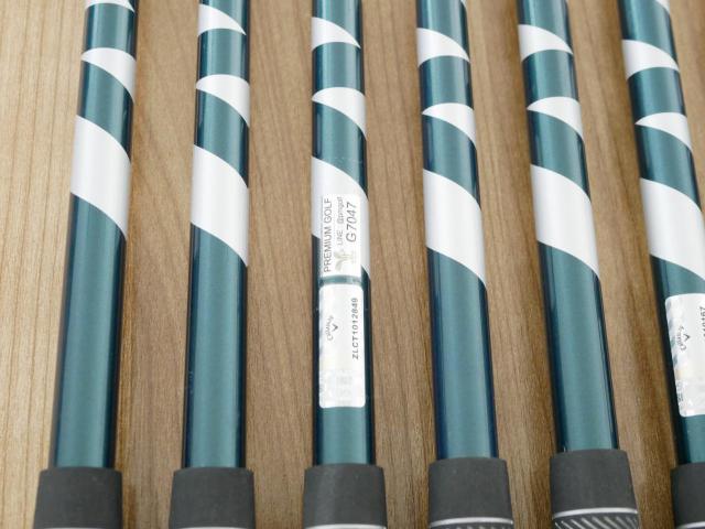 Iron set : Callaway : ชุดเหล็ก Callaway ELYTE (ออกปี 2025 ตีง่ายมาก ไกล Japan Spec.) มีเหล็ก 6-Pw,Aw,Gw,Sw (8 ชิ้น) ก้านกราไฟต์ Fujikura VENTUS 5 Flex R