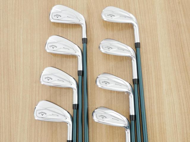Iron set : Callaway : ชุดเหล็ก Callaway ELYTE (ออกปี 2025 ตีง่ายมาก ไกล Japan Spec.) มีเหล็ก 6-Pw,Aw,Gw,Sw (8 ชิ้น) ก้านกราไฟต์ Fujikura VENTUS 5 Flex R