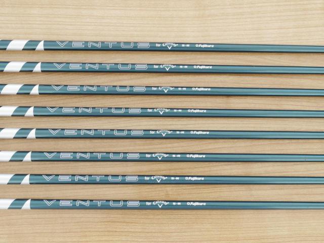 Iron set : Callaway : ชุดเหล็ก Callaway ELYTE (ออกปี 2025 ตีง่ายมาก ไกล Japan Spec.) มีเหล็ก 6-Pw,Aw,Gw,Sw (8 ชิ้น) ก้านกราไฟต์ Fujikura VENTUS 5 Flex R