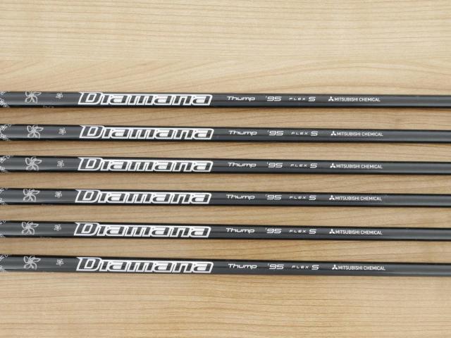 Iron set : Taylormade : ชุดเหล็ก Taylormade P770 Forged (รุ่นปี 2023 นุ่ม แน่น)  มีเหล็ก 5-Pw (6 ชิ้น) ก้านกราไฟต์ Mitsubishi Diamana Thump i95 Flex S