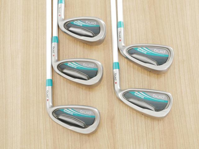 Lady club : All : ชุดเหล็ก Ping Rhapsody มีเหล็ก 7-Pw,Aw (5 ชิ้น) ก้านกราไฟต์ Flex L