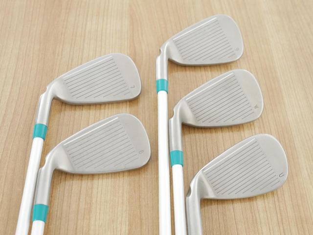 Lady club : All : ชุดเหล็ก Ping Rhapsody มีเหล็ก 7-Pw,Aw (5 ชิ้น) ก้านกราไฟต์ Flex L